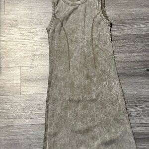 Mono B Olive Midi Dress